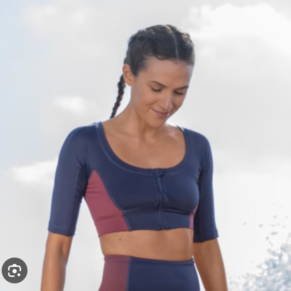 Adidas Yoga Zip Crop Top S NWT Active Parley Eco Training Shirt - Picture 11 of 11